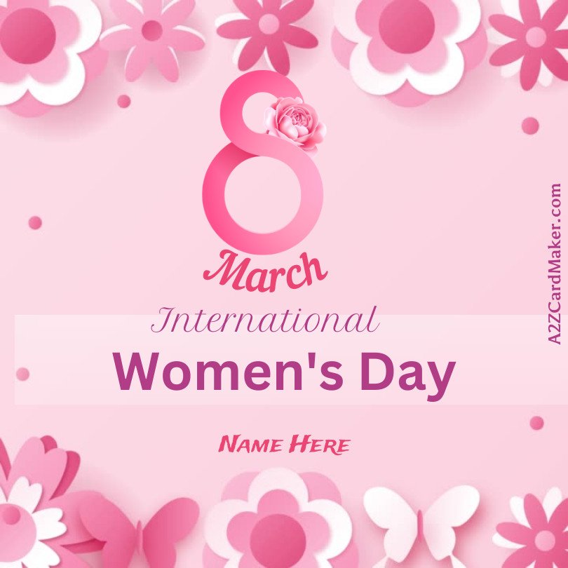 8 March Women's Day Greetings Card