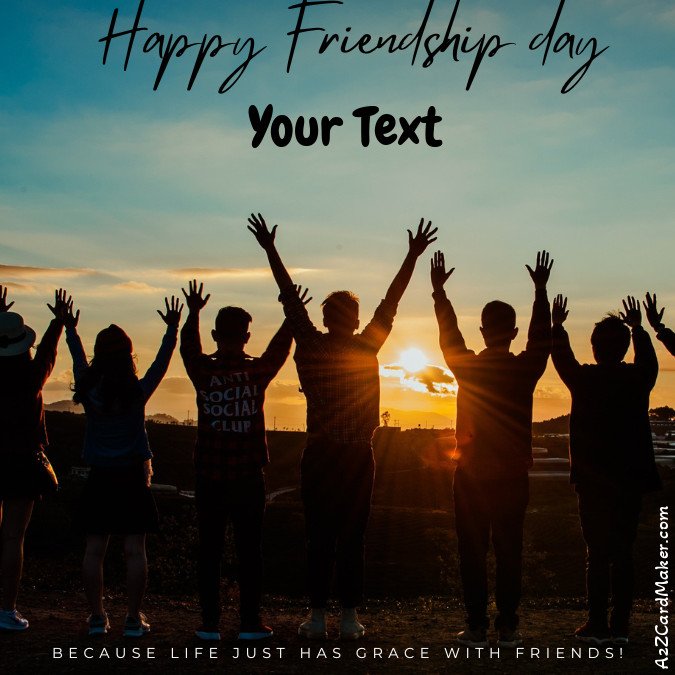 Best Friends Forever , Create Your Friendship Day Greeting Card