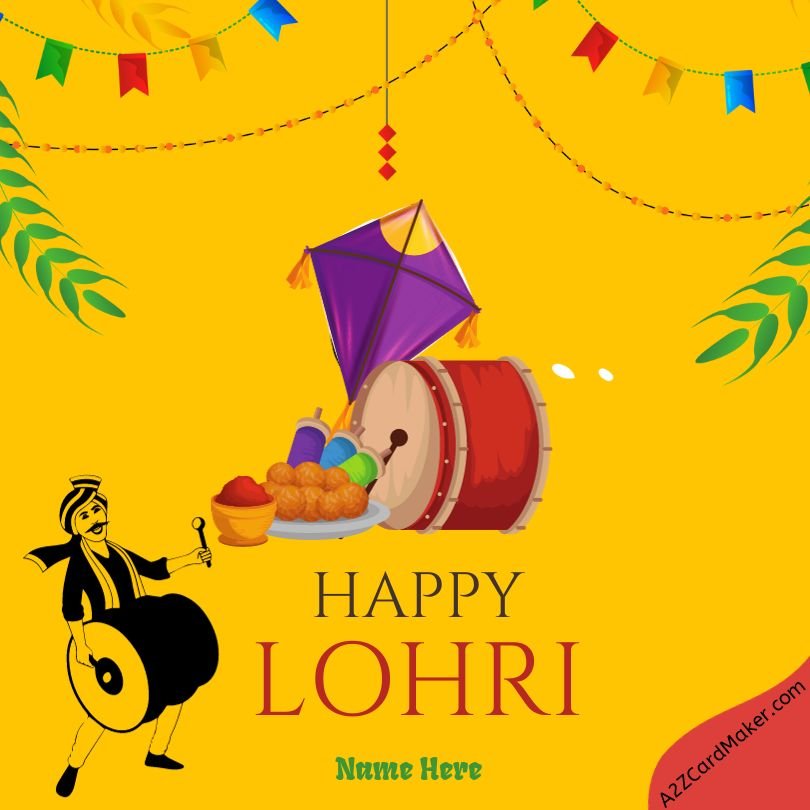 Colourful Elegant Happy Lohri