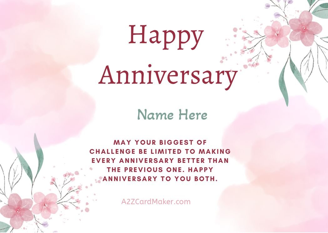 Happy Anniversary to Both of You ? Celebrate Love Together