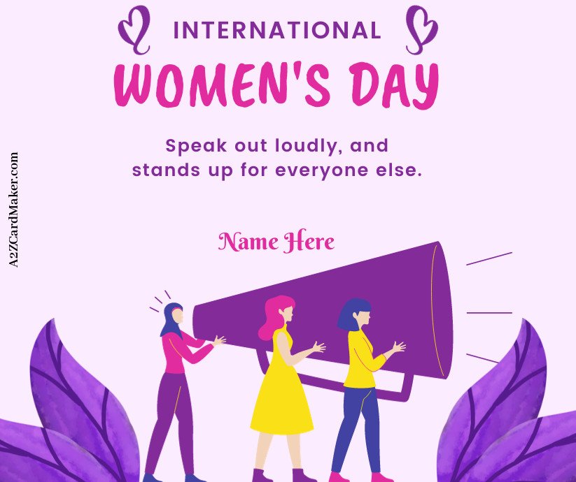 Inspirational Women's Day Quotes With Custom Facebook Post