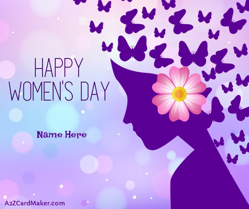 Modern Women's Day Wishes With Your Name