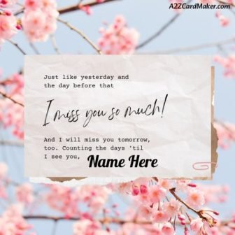In Loving Memory: Miss You Maa Status Messages with Name