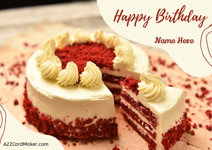Beautiful Birthday Cake with Name