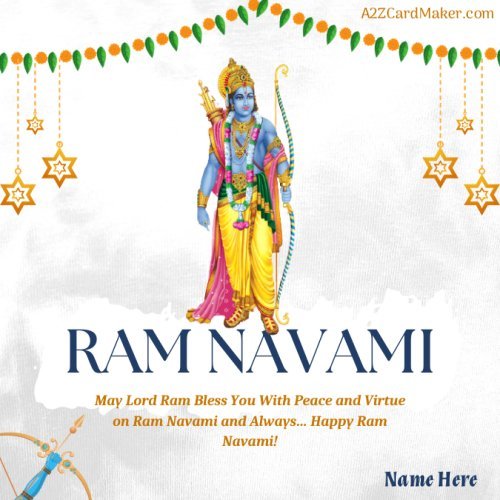 Customize Your Devotion: Ram Navami Images with Name