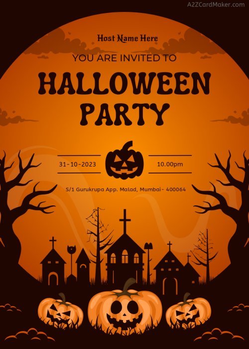 Design Your Halloween Party Invitations in Minutes