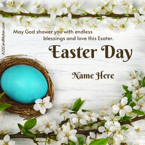 Easter Blessings with a Personal Touch: Your Name Included