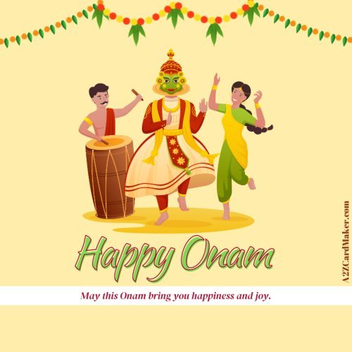Embrace the Tradition: Personalized Onam Greeting Cards with Your Name