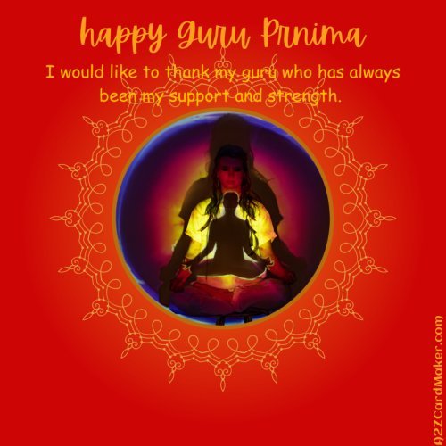 Guru Purnima Online Card Maker: Customized with Name