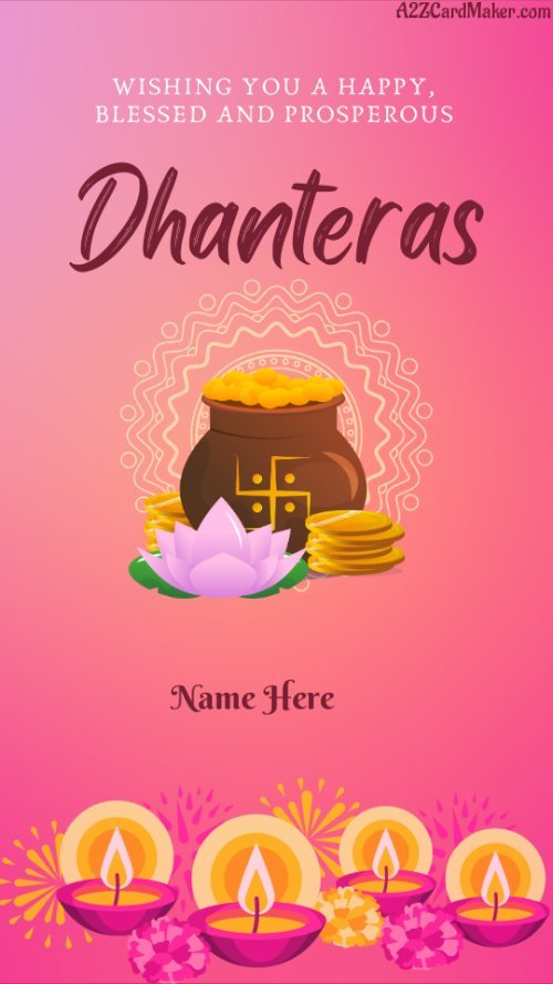 Happy Dhanteras Images for WhatsApp Status