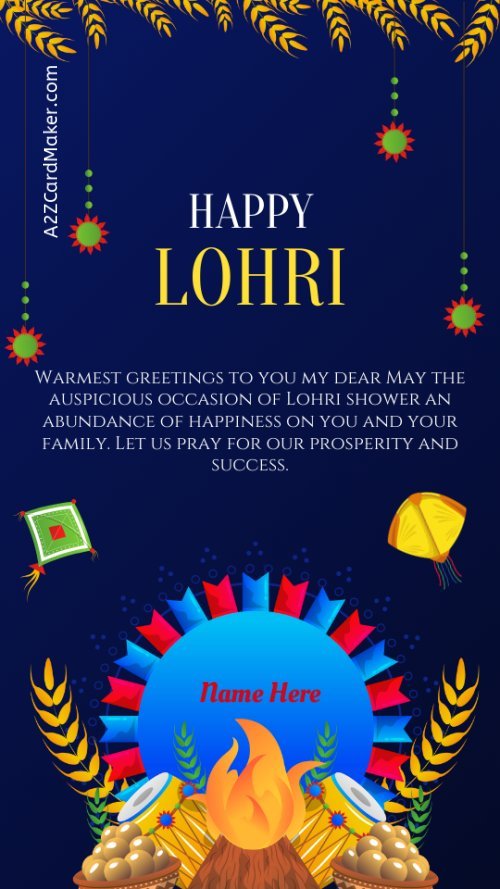 Happy Lohri Images for Instagram story