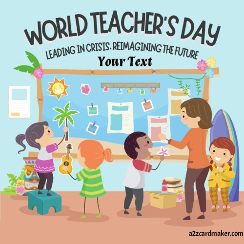 Happy Teachers' Day PNG Images with Name