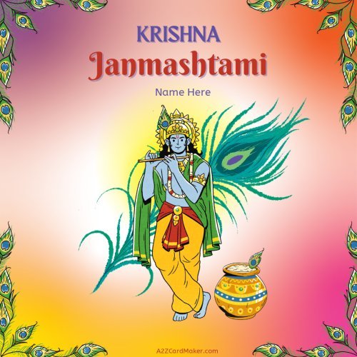 Krishna Janmashtami: Photos with Colorful Gradients