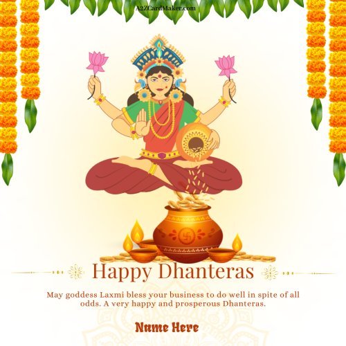 Light Up Diwali With Personalized Dhanteras Greeting Cards