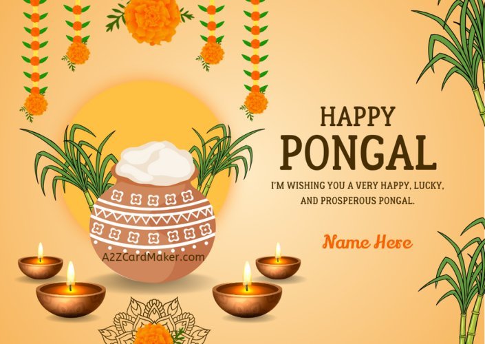 Pongal Festival Wishes Instagram Story Template