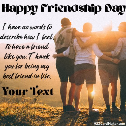 Special Wishes for  Special Friends : Friendship Day Card