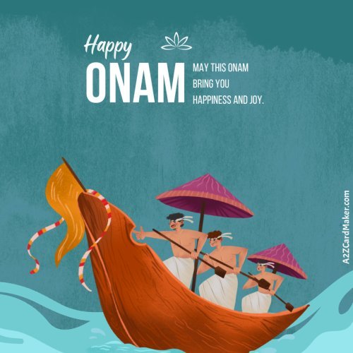 Unique Onam Greetings: Personalized Onam Images Just for You