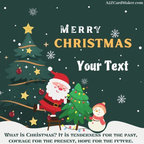 Wish You A Merry Christmas | Create Your Own Christmas Cards